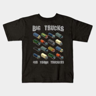 Big Trucks for young Trucker Boy Kids Kids T-Shirt